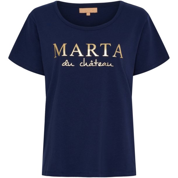 Marta Du Chateau - MdcJeanette T-Shirt Navy