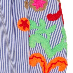 MDC - MdcAleta Skjorte Bl� Denimstriber 55% polyester, 42% bomuld, 3% elastan Onesize