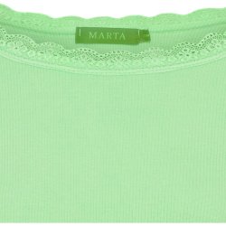 Marta Du Chateau - MdcBelinda Lang�rmet T-Shirt Neon Gr�n