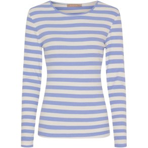 Marta Du Chateau - MdcBegonia Lang�rmet Bluse Lysebl�