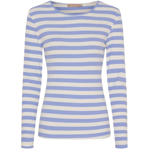 Marta Du Chateau - MdcBegonia Lang�rmet Bluse Lysebl�