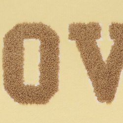 Marta Du Chateau - MdcJessa Sweatshirt - LOVE - Gul/Brun