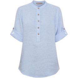 Marta Du Chateau -  MdcLarisa Skjorte m. korte �rmer Lysebl�