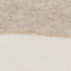 Marta Du Chateau - MdcWildflower Strik Beige/hvid