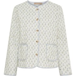 MDC - MdcAvril Jakke m. blomster Bl� 50% bomuld, 50% polyester Flere strs.