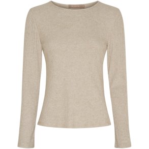 Marta Du Chateau - MdcLunara Lang�rmet Bluse Beige