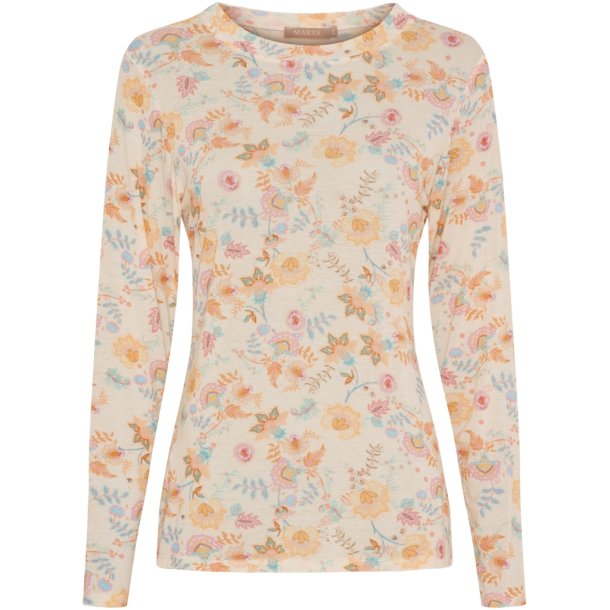 MDC - MdcElissa Top Beige 95% Modal 5% Elastan Flere strs.