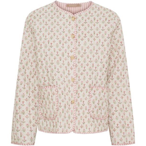 MDC - MdcAvril Jakke m. blomster Rose 50% bomuld, 50% polyester Flere strs.