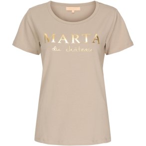 Marta Du Chateau - MdcJeanette T-Shirt Sand