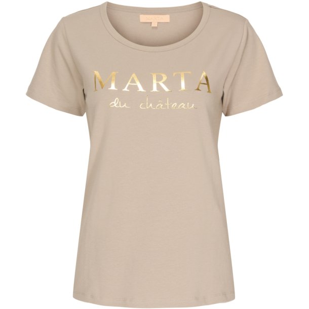 Marta Du Chateau - MdcJeanette T-Shirt Sand