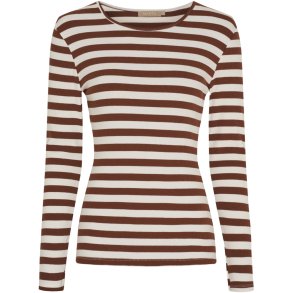 Marta Du Chateau - MdcBegonia Lang�rmet Bluse Brun