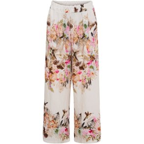 Marta Du Chateau - MdcGrethe Bukser Blomsterprint Camel.