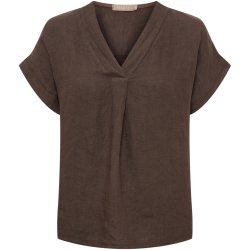 Marta Du Chateau - MdcBellissima Bluse M�rkebrun