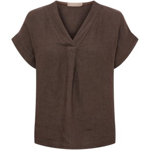 Marta Du Chateau - MdcBellissima Bluse M�rkebrun