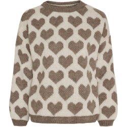 Marta Du Chateau - MdcCara Strik Brun/Beige