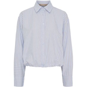 MDC - MdcLaerke Skjorte m. tern Bl� 59% polyester, 30% lyocel, 11% viskose Flere strs.