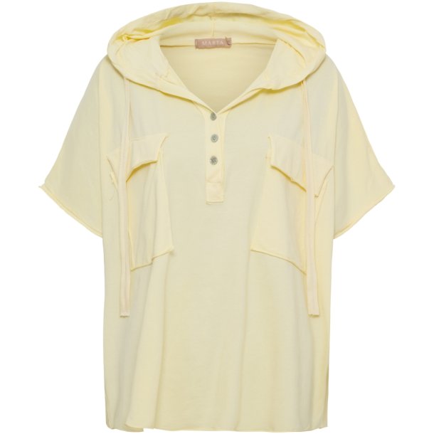 Marta Du Chateau - MdcThalina Bluse m. h�tte og lommer Gul Onesize
