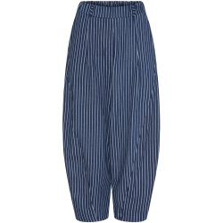Marta Du Chateau - MdcLene Bukser m. striber Denim Flere strs.