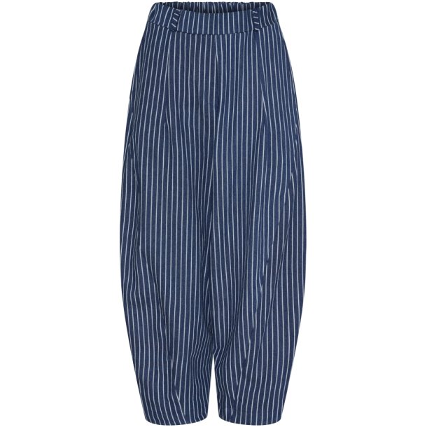 Marta Du Chateau - MdcLene Bukser m. striber Denim Flere strs.