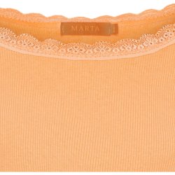 Marta Du Chateau - MdcBelinda Lang�rmet T-Shirt Orange