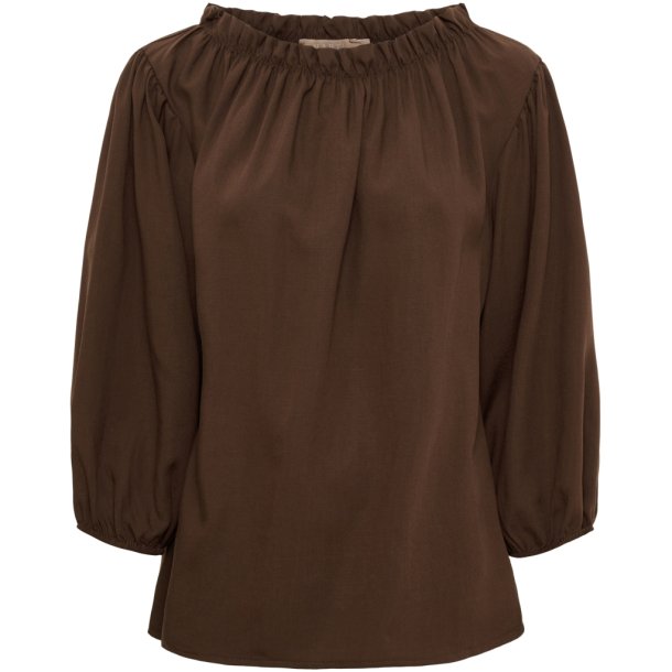 Marta Du Ch�teau - MdcJuniper Bluse M�rebrun