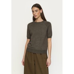 Soft Rebels - SRMarla Strik m. rund hals Canteen Melange 