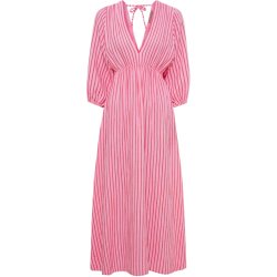 Marta Du Chateau - MdcClario Kjole R�d/Baby Pink