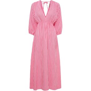 Marta Du Chateau - MdcClario Kjole R�d/Baby Pink