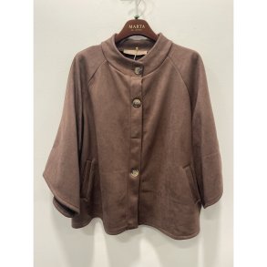 MDC - MdcBritta Jakke Brun Onesize 94% polyester, 6% elastan