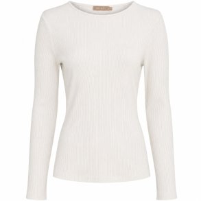 Marta Du Chateau - MdcLunara Lang�rmet Bluse - Hvid