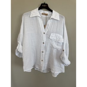 Marta Du Chateau - MdcDaira H�rskjorte Hvid Flere strs.