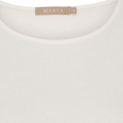 Marta Du Chateau - MdcAster Lang�rmet Bluse Creme Hvid