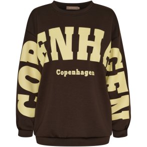 Marta Du Chateau - MdcHibiscus Sweatshirt Brun/Gul