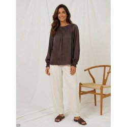 Marta Du Chateau - MdcVerona Bluse Brun Onesize