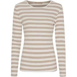 Marta Du Chateau - MdcBegonia Lang�rmet Bluse Beige Melange