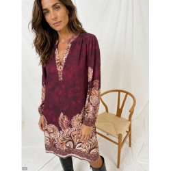Marta Du Chateau - MdcMelona Kjole Bordeaux