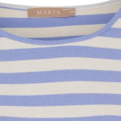Marta Du Chateau - MdcBegonia Lang�rmet Bluse Lysebl�