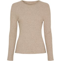 MDC -  MdcLunara Lang�rmet Bluse Camel Flere strs. 42% viskose, 30% polyester, 20% nylon, 8% lurex