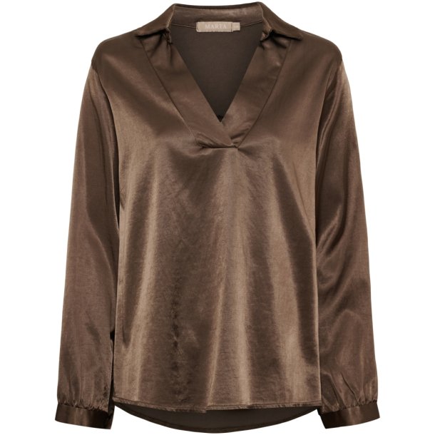 Marta Du Chateau - MdcAmoria Bluse Brun