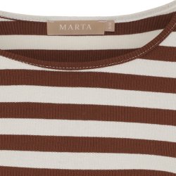 Marta Du Chateau - MdcBegonia Lang�rmet Bluse Brun