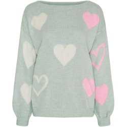 Marta Du Chateau -  MdcAmarante Strik m. hjerter turkis 