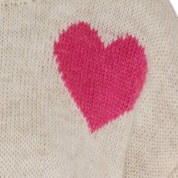 MDC - MdcAmarante Strik m. hjerter Beige/Pink/Amerena Flere strs.