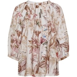 Marta Du Chateau - MdcJordan Skjorte Beige/Blomsterprint.