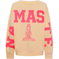 Marta Du Chateau - MdcIsabeau Bluse m. striber "Namaste" Gul/Pink 