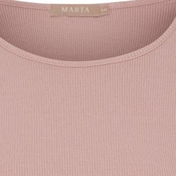Marta Du Chateau - MdcAster Lang�rmet Bluse Rosa