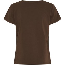 MDC - MdcHerdis T-Shirt "SOHO" Brun/Beige 90% bomuld, 10% elastan Flere strs.