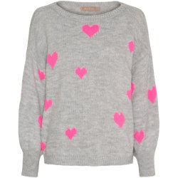 Marta Du Chateau - MdcClover Strik m. hjerteprint Gr�