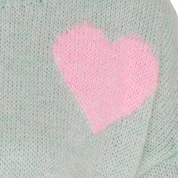 Marta Du Chateau -  MdcAmarante Strik m. hjerter turkis 