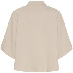 Marta Du Chateau - MdcBritta Jakke Beige Onesize 94% polyester, 6% elastan