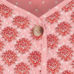 MDC - MdcAvril Jakke m. blomster Pink 50% bomuld, 50% polyester Flere strs.